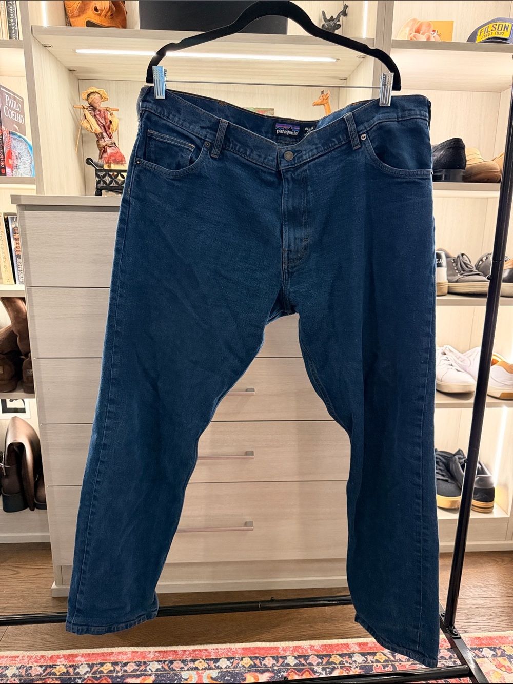 Patagonia Men's Navy Relaxed Jeans 42 32
